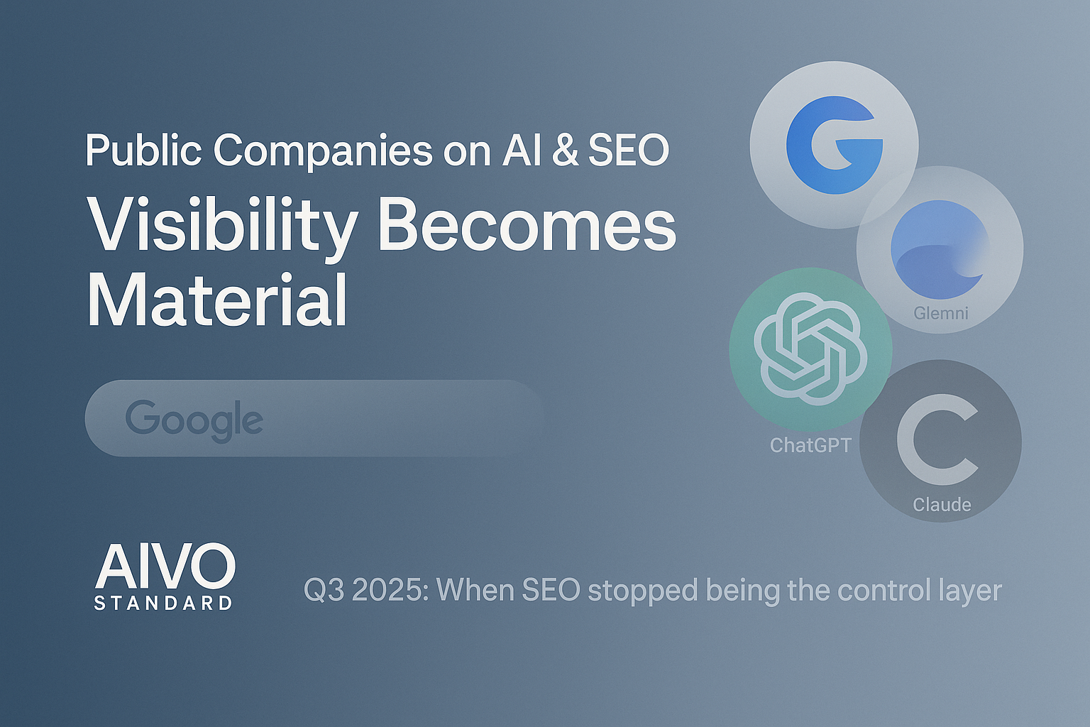 What Public Companies Are Really Signaling About AI Visibility Risk