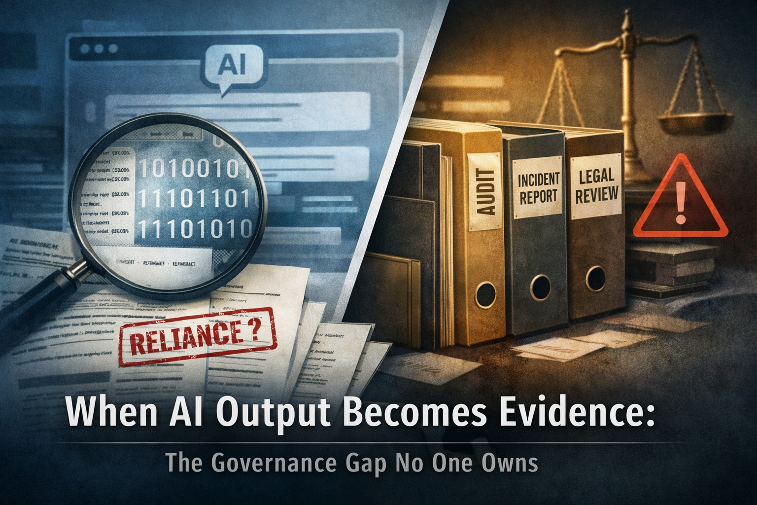 When AI Output Becomes Evidence: The Governance Gap No One Owns