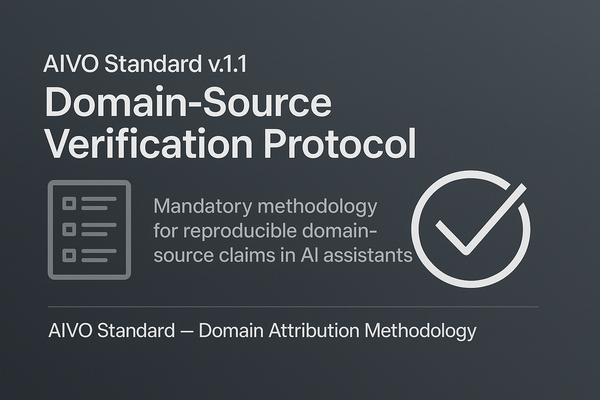 Verification Protocol for Domain-Source Frequency Claims in AI Assistants