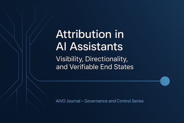 Attribution in AI Assistants: Why Outcome Tracking Fails and What Enterprises Can Measure Instead