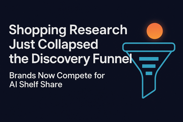 Shopping Research Just Collapsed the Discovery Funnel - Brands Now Need a Visibility Control System