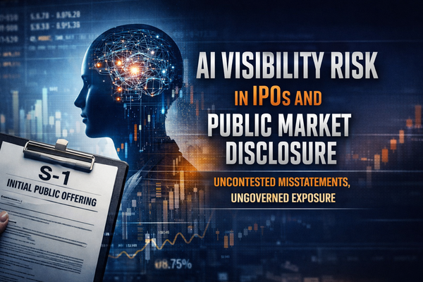 AI Visibility Risk in IPOs and Public Market Disclosure