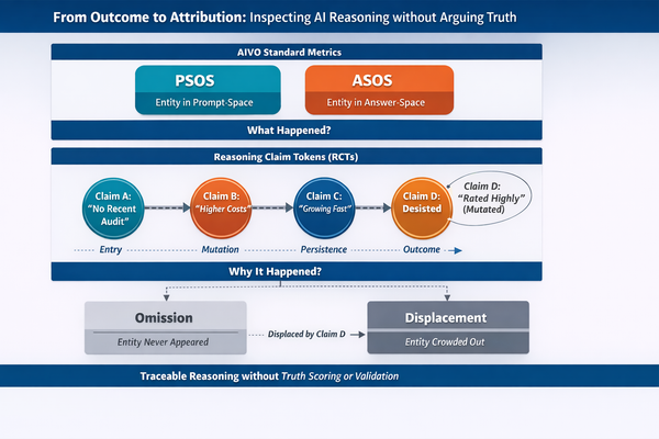 Making AI Reasoning Inspectable Without Arguing Truth