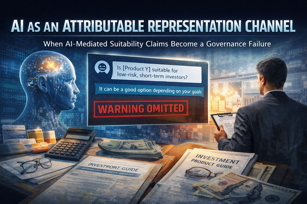 AI as an Attributable Representation Channel