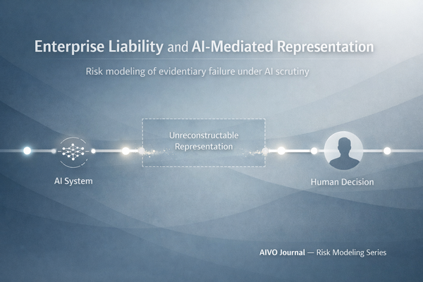 Enterprise Liability and AI-Mediated Representation