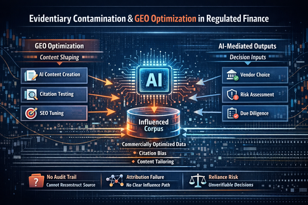 GEO Optimization and Evidentiary Contamination