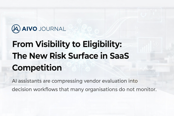 From Visibility to Eligibility: The New Risk Surface in SaaS Competition